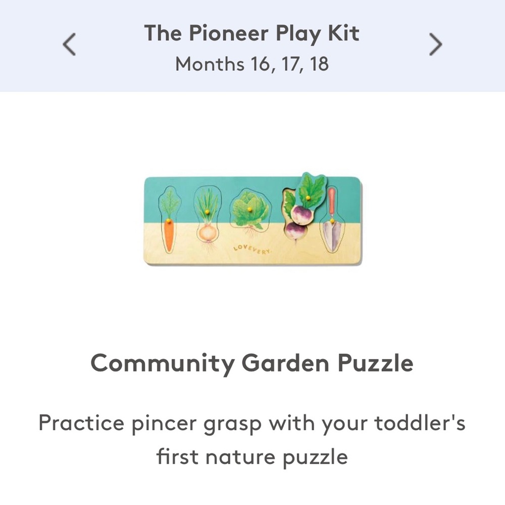 Lovevery: How Does Your Garden Grow? Puzzle